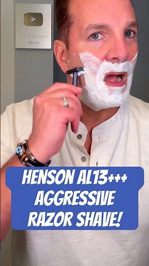How To Shave Henson AL13 Aggressive Razor #shaving #razor #skincare #mensgrooming