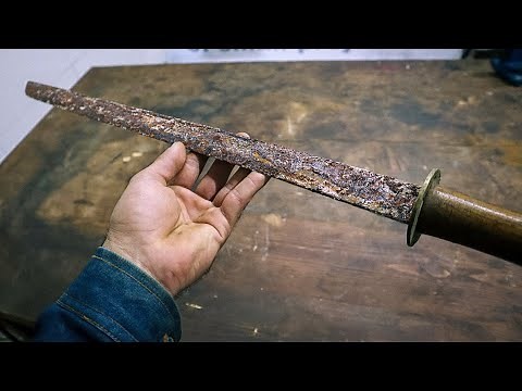 Restoration of The 100 Years Old Antique Sword [1m Long]