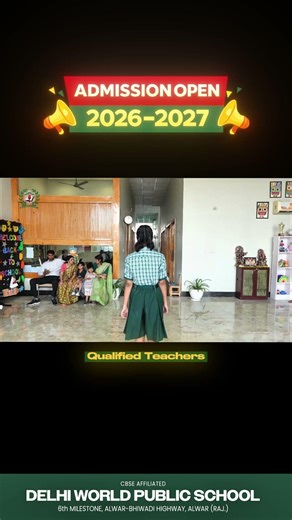 Someone asked — How's Delhi World Public School? 👀Well... come see for yourself! 🏫