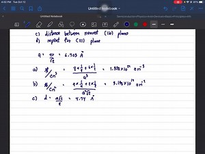 Consider a face-centered cubic lattice. Assume the atoms are hard spheres with the surfaces of the nearest neighbors touching. Assume the effective radius of the atom is 2.37 . (a) Determine the volume density of atoms in the crystal. (b) Calculate the surface density of atoms in the (110) plane. ( c ) Determine the distance between nearest (110) planes. (d) Repeat parts (b) and (c) for the (111) plane. | Numerade
