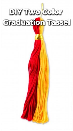 DIY Graduation Tassel (Two Colors in 60 Seconds!) #shorts #graduation #diytassels