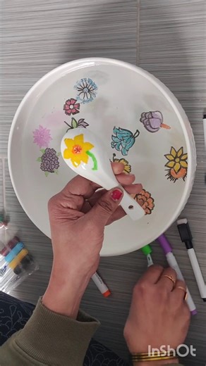 Daffodil flower 🌻🌻 drawing and coloring with magic water pens #trending #shorts #art #rrsarts