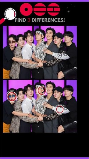 BTS Spot the Difference 👀 | Only True ARMY Will Notice! #shorts