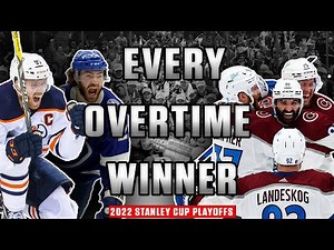 Every Overtime Winner From 2022 Stanley Cup Playoffs