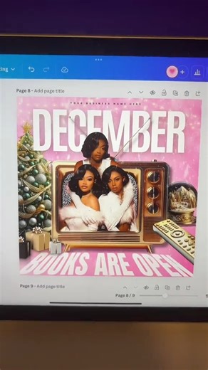 Every element you see was made by Ai 🫨 credits: @glamherbookings #canvadesign #midjourney #bingai #canvatutorial #canvadesigner #canvatips #flyerdesign #nailtech #lashtech #hairstylist #wiginstalls #christmasflyer | Neo Social Media Management Services