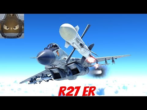 War Thunder SIM - Mig 29 - Using The R27 ER