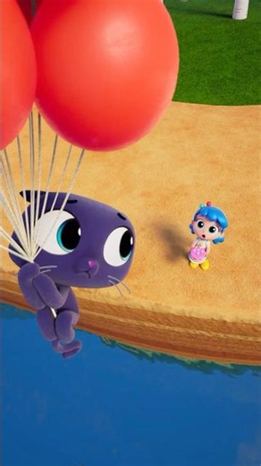 Bartleby the Cat's Birthday Balloon Rescue! 🎈 | NEW Mini Rescue #trueandtherainbowkingdom #new
