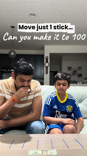 turn 111111 into 100 in one move!