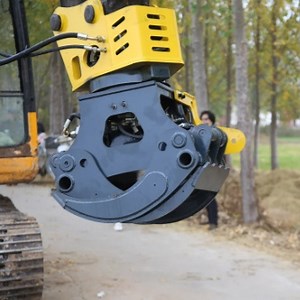 [Hot Item] Ple Excavator Gripper Saw 360 Degree Rotary Automatic Tree Cutting Gripper Saw