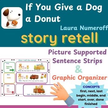 Story Retell: If You Give a Dog a Donut   by Laura Numeroff