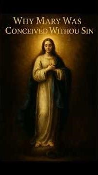 Why Mary Was Conceived Without Sin — A Catholic Truth Many Forgot | #Shorts #ViralShorts