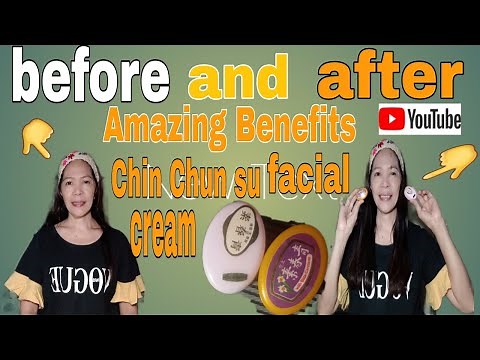 before and after Amazing Benefits, Chin Chun su Facial Cream /Mami Lyn's Vlog