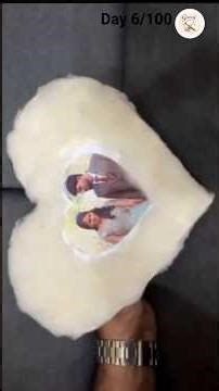 Diy Glowing Heart Frame✨❤️|best ider gift for you love for making step by step do not miss #art #diy