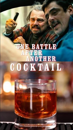 OSCAR PARTY Smoked Bourbon Cocktail inspired by One Battle After Another!