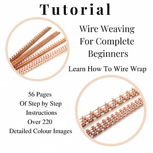 Wire Wrapping Tutorial for Beginners, Learn to Wire Weave, Jewellery Step by Step How to Guide With Detailed Images, PDF Digital Download - Etsy