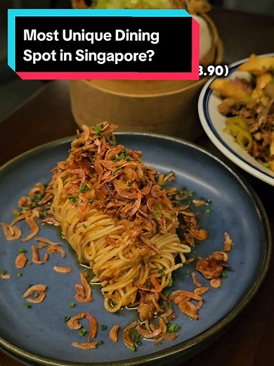 This place is hands down one of the most exciting dining spots I've been to in Singapore cause I'm a sucker for all things nostalgic. I loved the design of the place AND THE MENU IS SUPER EXCITING, FOR ME, CAUSE it all sounds damn interesting. Bak Chor Fries la, Dried Bak Kut Teh la, seriously I really wanted to try them all, very fun leh! #hiddengem #wheretoeat #sgfoodie #datenight