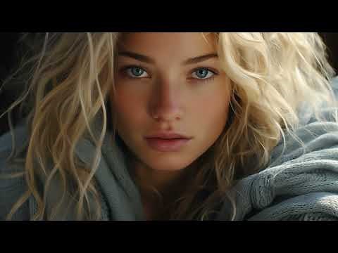 Beautiful AI Generated Blond Hair & Blue Eyes Women | [AI Vlog - AI Art - Lookbook]