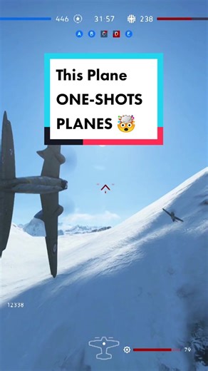 This Plane ONE-SHOTS PLANES 🤯🔥 #battlefieldv #battlefield5 #bfv #bf5 #clips