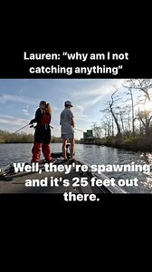 I don’t think she got the point 🤣🤣 #bassfishing #bass #triton #aftco #frog #buzzbait #biggen #lews #13fishing #lowrance #girlfriend #spawning #spawningseason #blowup | Garrett Walters