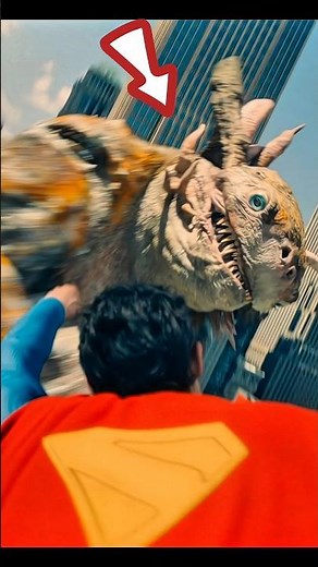 Superman vs Kaiju monster amazing scene..🔥#dc #superman #shorts