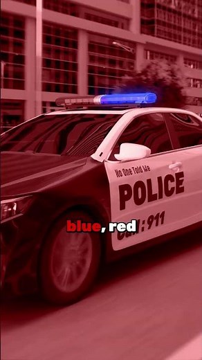 Why Police Lights Are Always Red and Blue 🚨 | Mind-Blowing Fact You Never Noticed #3danimation