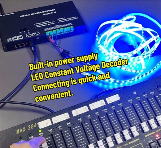 Built-in Power Supply for LED Constant Voltage Decoder