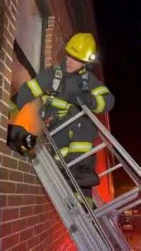 Helmet Cam Shows Real Fire Rescue From Inside