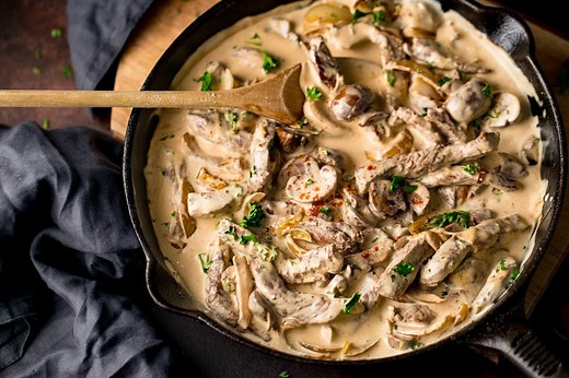 Beef Stroganoff