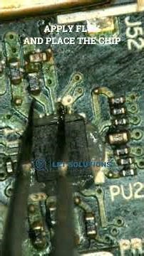 QFN Chip Soldering Like a Pro 🔧🔥 | Perfect Reflow Technique #letsolutions #smartphone #repair