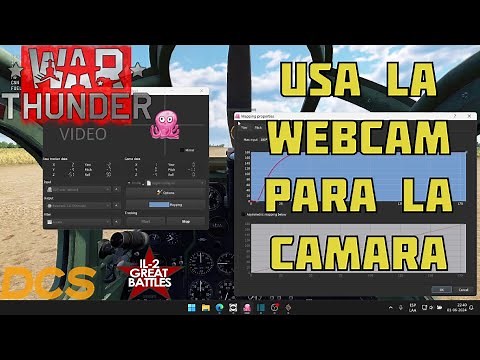 Usar la WEBCAM para Mover la CAMARA EN SIMULADOR (AITrack + OpenTrack | War Thunder | DCS | IL-2