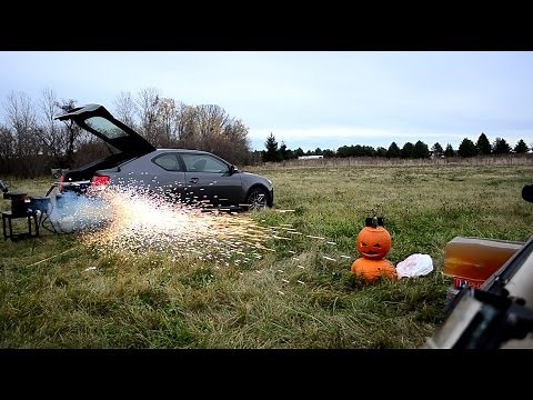 250lb Railgun Confirmed lethality: Ballistics Gelatin Test. Launch #5