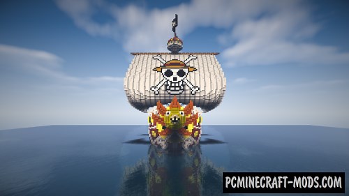 Thousand Sunny - Art Map For Minecraft
