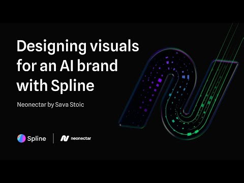 How Sava Stoic designed visuals for an AI brand with Spline for Neonectar