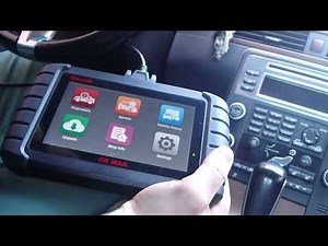 iCarsoft CR Max scanner to retract the brakes into service position.