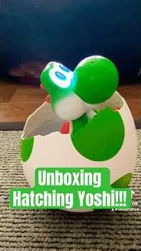 Unboxing Hatching Yoshi!!! #shortsvideo #tiktok #youtubeshorts #unboxing #thesupermariogalaxymovie