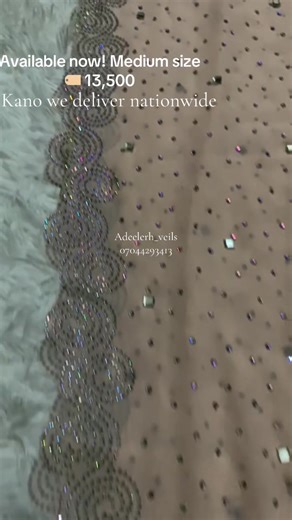 Medium Size Edge Stones Veil Now Available in Kano