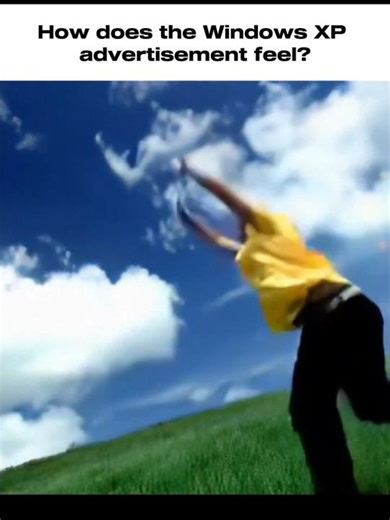 How does the Windows XP advertisement feel? #windowsxp #windows #winxp