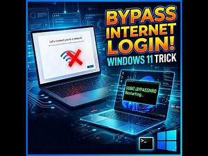 How to Bypass Windows 11 Internet & Microsoft Account Setup (Easy 2026 Method)