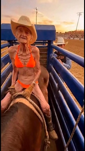 Oldest Bronc rider in the west #cowboy #rodeo #bronc #western | Nikki Skyes