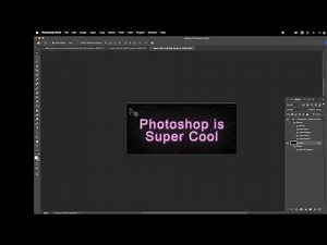 Create Neon Text in Photoshop 2025