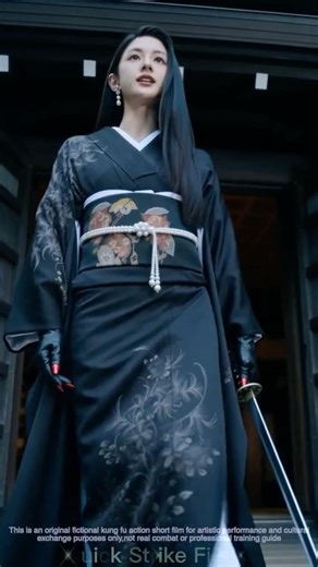 Female Japanese Ninja Swordsman Leader