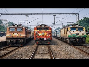 High Speed Train Action ⚡ | Superfast, Freight & Express | Indian Railways