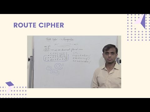 Route Cipher - Transposition Cipher - Explanation with example