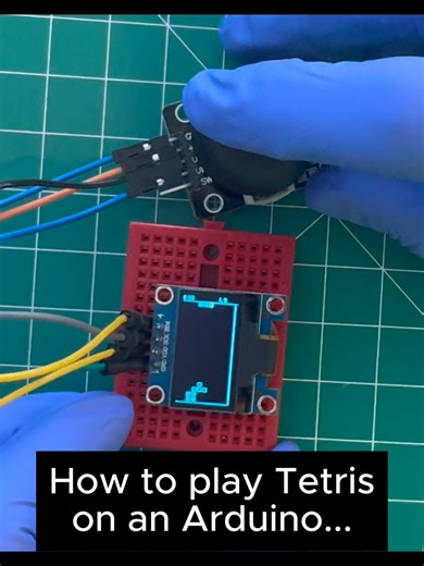 DIY Arduino Tetris with OLED Display