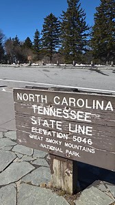 Today at Newfound Gap in the Great Smoky Mountains National Park. #exploretennessee #smokymountains | Explore Tennessee