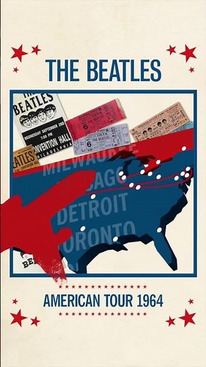 The Beatles’ 1964 tour of North America started on this day, 1964.