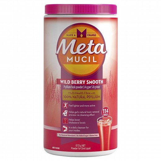 Buy Metamucil Fibre Supplement Wild Berry Smooth 114 Doses online at Chemist Warehouse