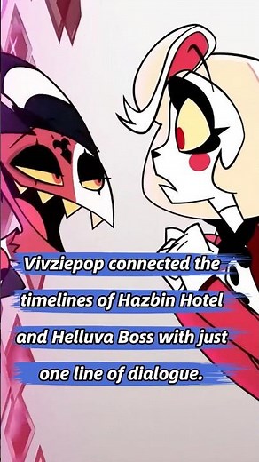 Vivziepop connected the timelines of Hazbin Hotel and Helluva Boss with just one line of dialogue