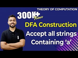 DFA Example 1: How to Construct DFA in TOC? Video Lecture | Crash Course: Computer Science Engineering (CSE)
