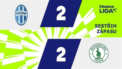 SESTŘIH: Mladá Boleslav - Bohemians 2:2. Hosté dvakrát vedli, body se ale dělí